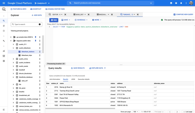 BigQuery Query